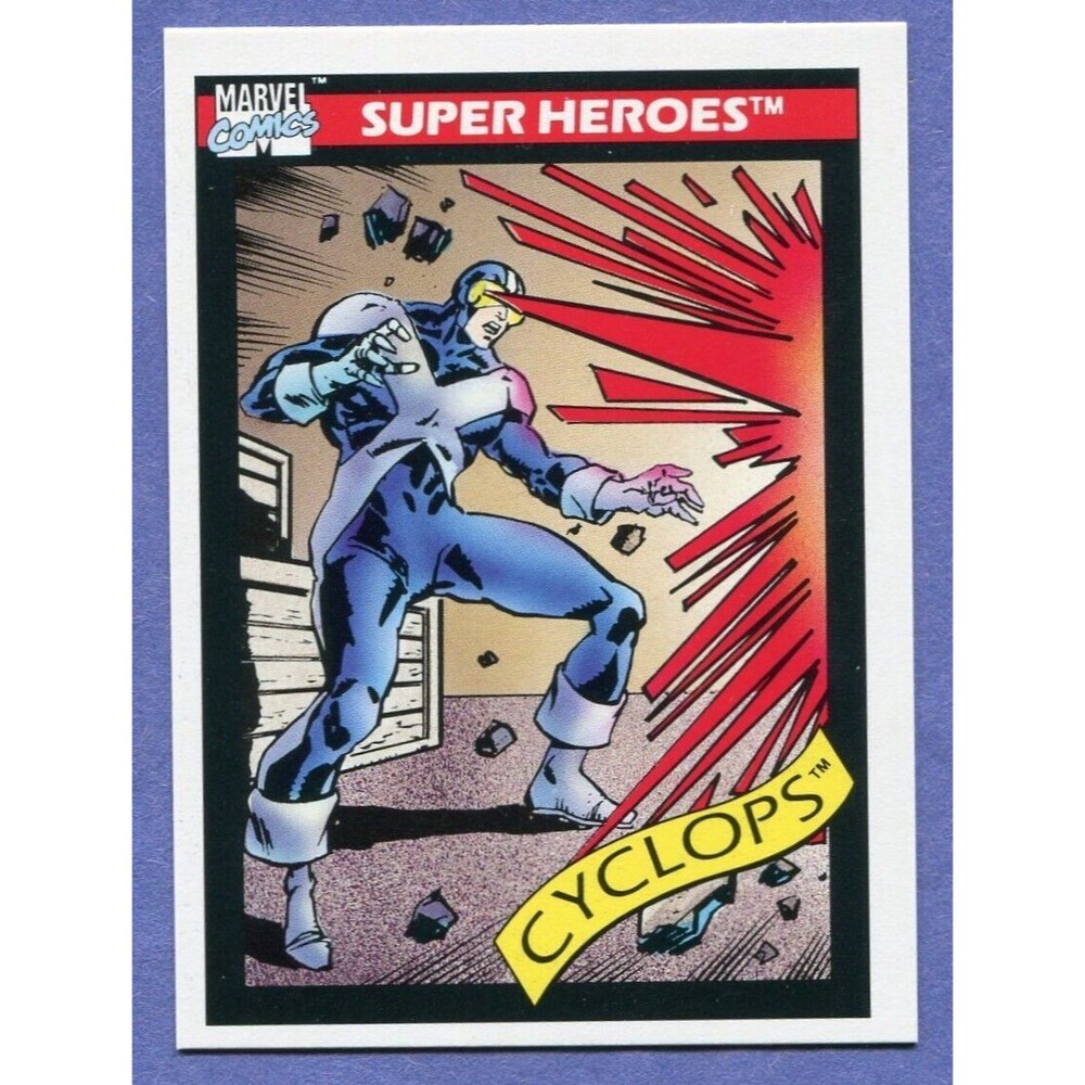 1990 Marvel Universe Card - #8 Cyclops